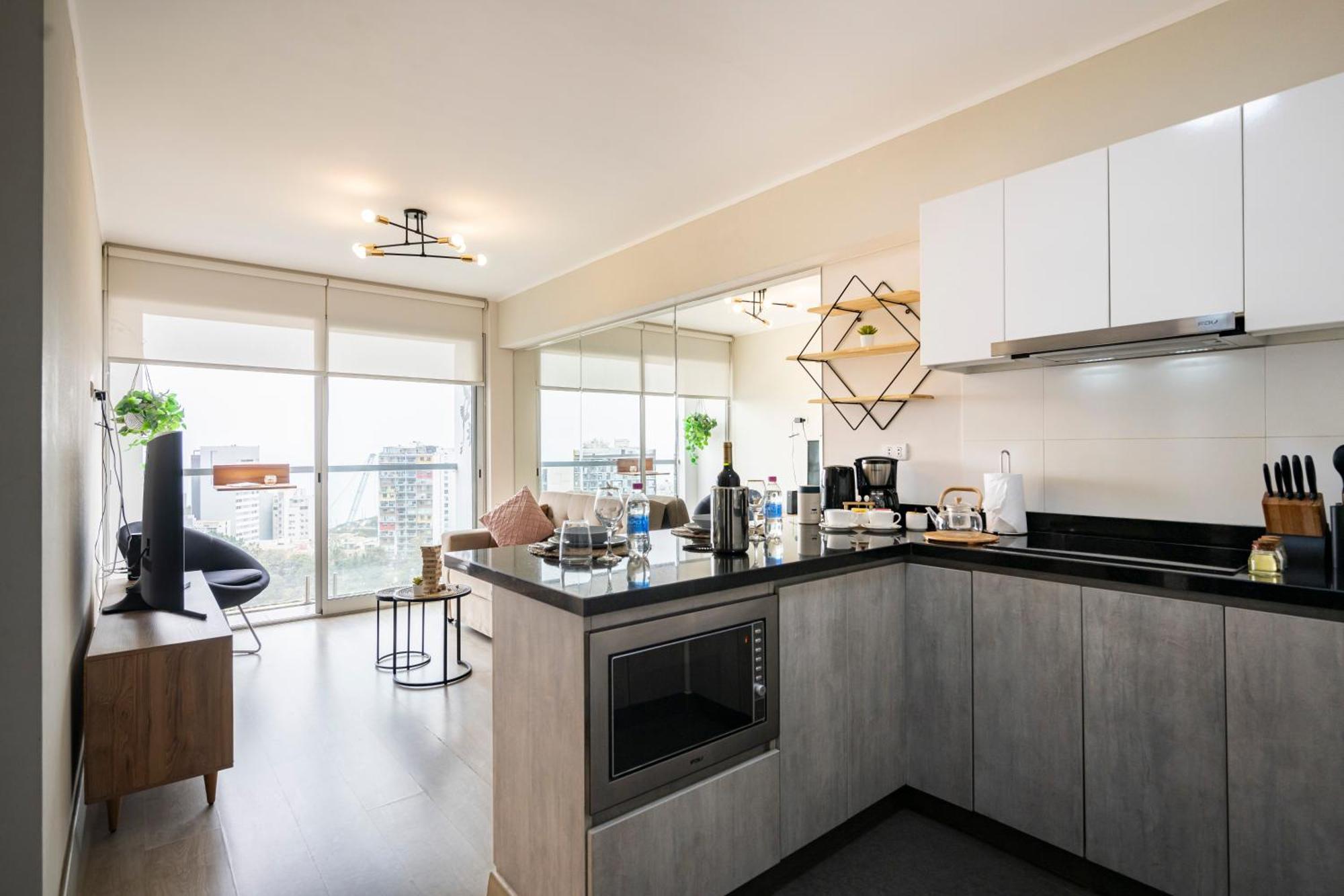 Connect Apartment By Vibrant Lima Bagian luar foto